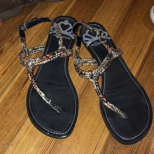 BOGO Snake skin sandals